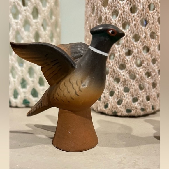 POTTERY BARN RING NECK PHEASANTS SALT & PEPPER SHAKERS - Picture 9 of 12